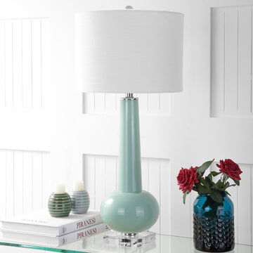 Hope 31" Glass LED Table Lamp - JONATHAN Y